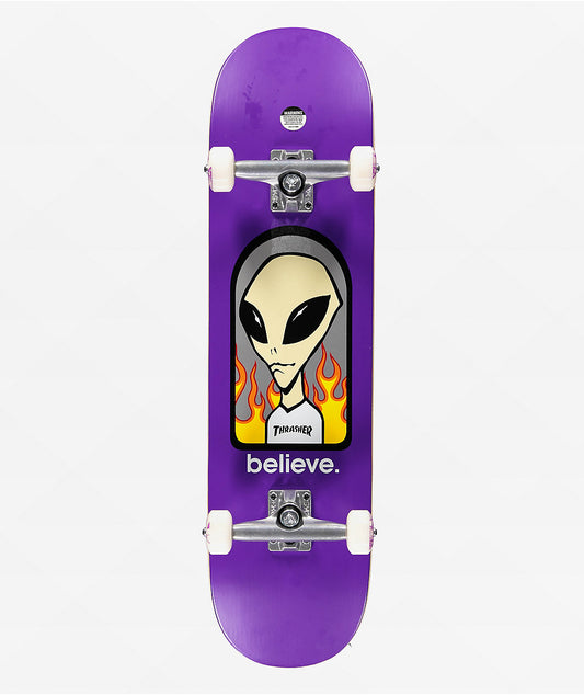 Believe Thrasher Alien Workshop complete skateboard