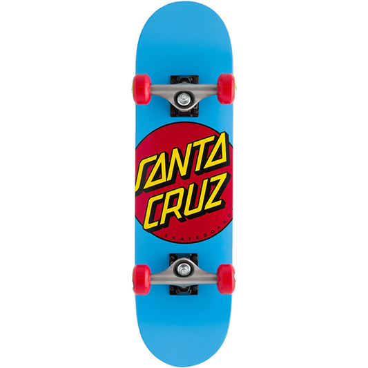 Classic Dot Super Micro 7.25in x 27.00in Santa Cruz Skateboard Complete
