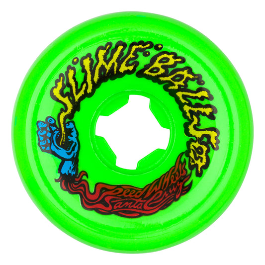 60mm Vomits Green 95a Slime Balls Skateboard Wheels