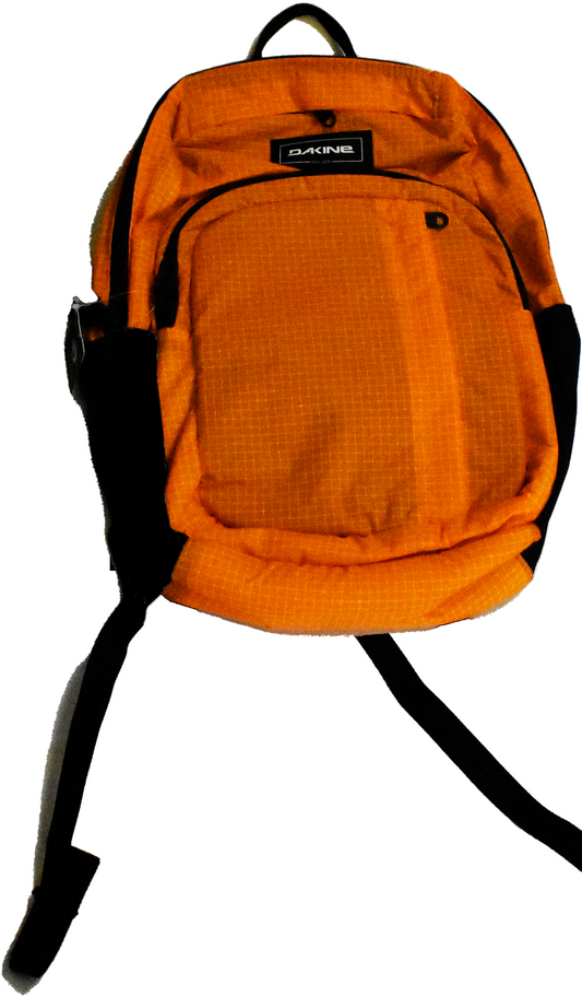 Dakine orange backpack