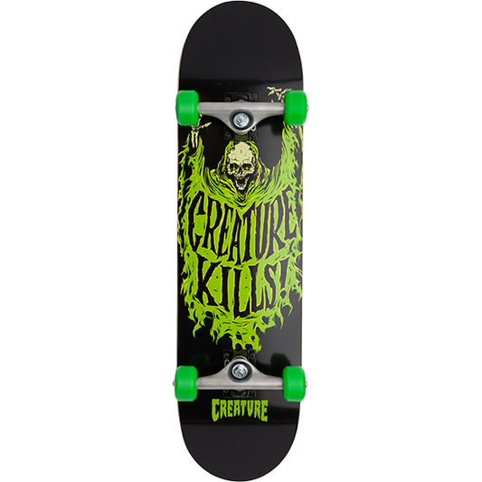 Creature Reaper kills 8" x 31.25" complete skateboard